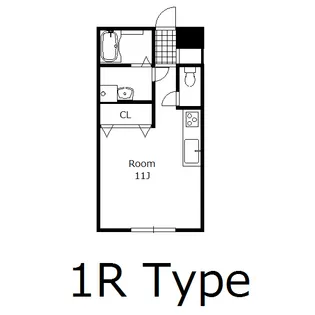 エルージュA【1階】の間取り