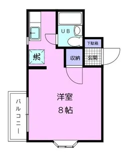コーポホワイト名草【2階】の間取り