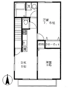 フェア ホルムA(Fair Holme)【2階】の間取り