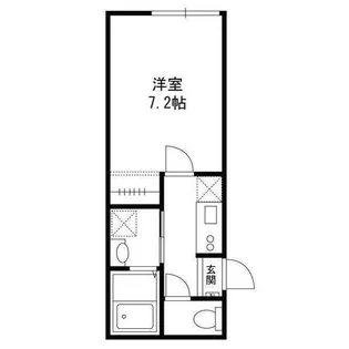 ピークヴィレ青井【1階】の間取り