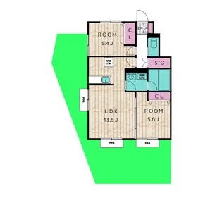 コーストヒルズ・横浜【1階】の間取り