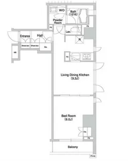 グラマシー横濱関内【2階】の間取り