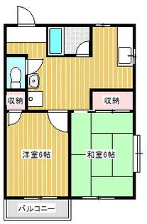 パレス高野台【1階】の間取り