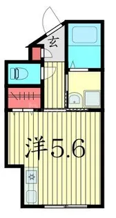 ONE PEACE【1階】の間取り