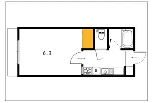 メゾンユタカ【2階】の間取り