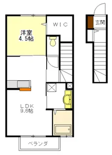 ラ ルーチェ幸町【2階】の間取り
