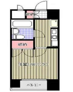 ラ・レジダンス・ド・仙台【6階】の間取り