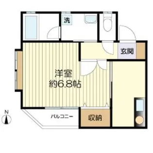 ボヌール橋場II【1階】の間取り