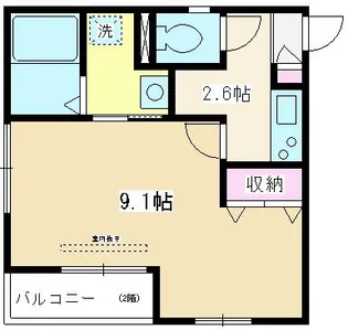 メルヴェーユ シキ【2階】の間取り