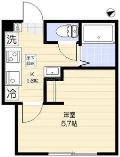 エクセラン本蓮沼I【1階】の間取り