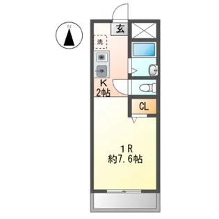 ルイーズ【1階】の間取り