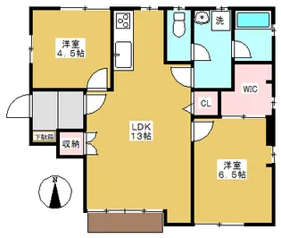 Mハイツ【1階】の間取り