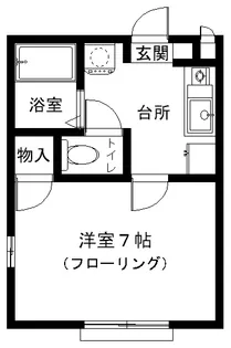 ナイスヴィレジ【1階】の間取り