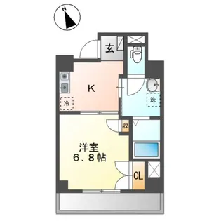 サンパレス【6階】の間取り
