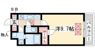 スプランディッド新大阪DUE【5階】の間取り