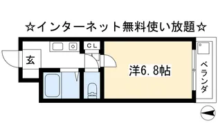 NORTH SQUARE-I【2階】の間取り