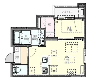リディアコート南流山I【1階】の間取り