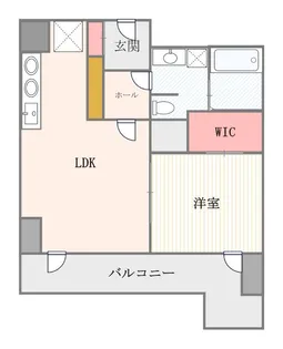 インペリアル南麻布サテライト棟(インペリアルミナミアザブサテライトトウ【7階】の間取り