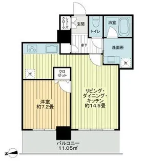 プレミスト牧志タワー国際通り【6階】の間取り