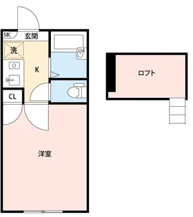 ヴィラコート上溝【1階】の間取り