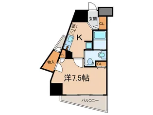 グル-ブ神戸ハ-バ-アリ-ナ【2階】の間取り