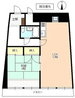 リーベ石堂【7階】の間取り