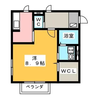 ボルスターII【2階】の間取り