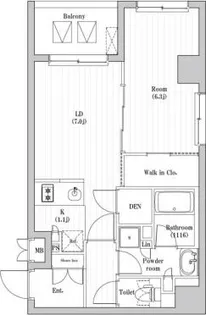 文京本駒込レジデンス【5階】の間取り