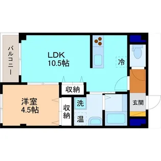 LATEST RESIDENCE3【2階】の間取り
