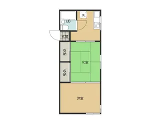 唐橋ハイツ【1階】の間取り