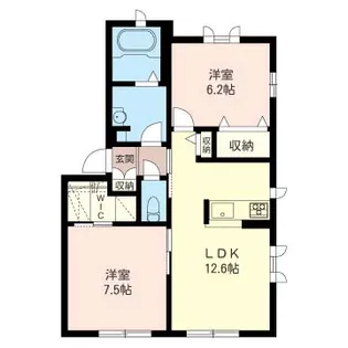 ジョイフル【1階】の間取り