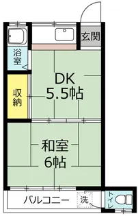 日吉荘【2階】の間取り