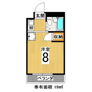 シャトレ カルマン【1階】の間取り