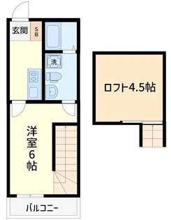 ルストーレ能見台【2階】の間取り