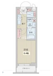 ベラジオ西陣聚楽II【4階】の間取り