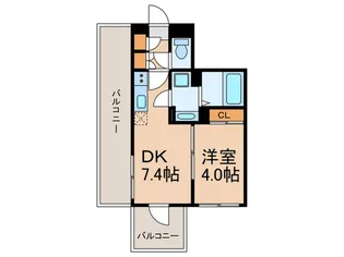仮)Green terrace代沢【4階】の間取り
