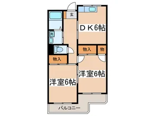 藤ハイツ【1階】の間取り