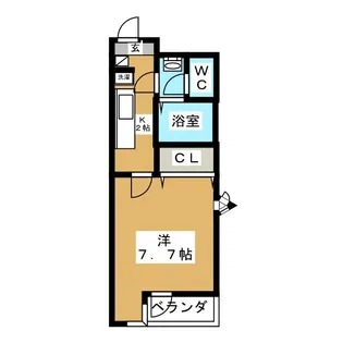 サワーノーブル【2階】の間取り