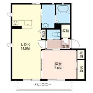 フィオリスタ C【2階】の間取り