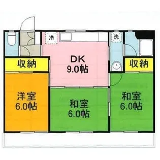 ベルグローブ【3階】の間取り