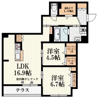 エルズプラス高円寺南【1階】の間取り