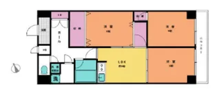 エンゼルハイム大森本町第2【4階】の間取り