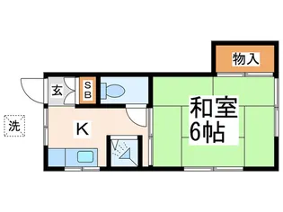 サニーマイホーム【2階】の間取り