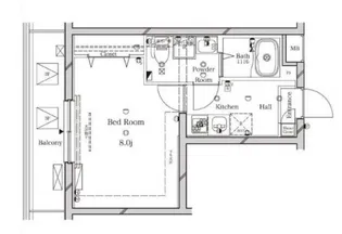 ラフィスタ西早稲田【2階】の間取り