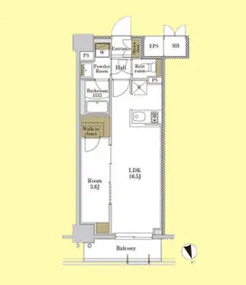 RJRプレシア大森北【5階】の間取り