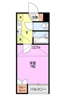 SAJA-さくら【2階】の間取り