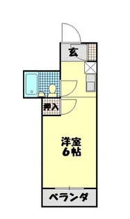 うしおマンション【4階】の間取り