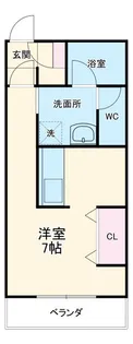 レジデンス一社【3階】の間取り