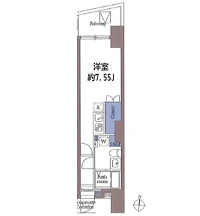 プライムブリス笹塚【3階】の間取り