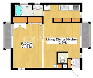 ハイクエスト【3階】の間取り